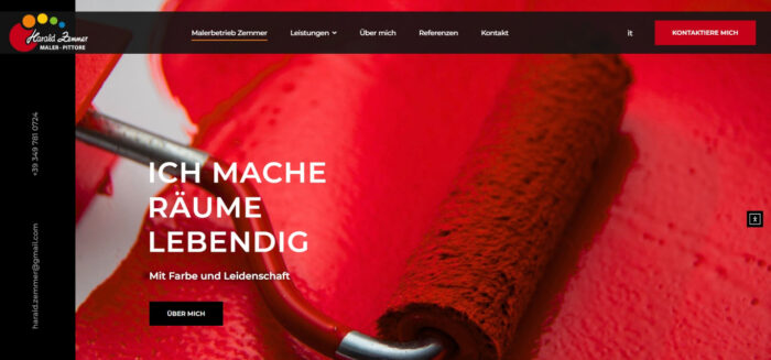 Malermeister Südtirol Harald Zemmer